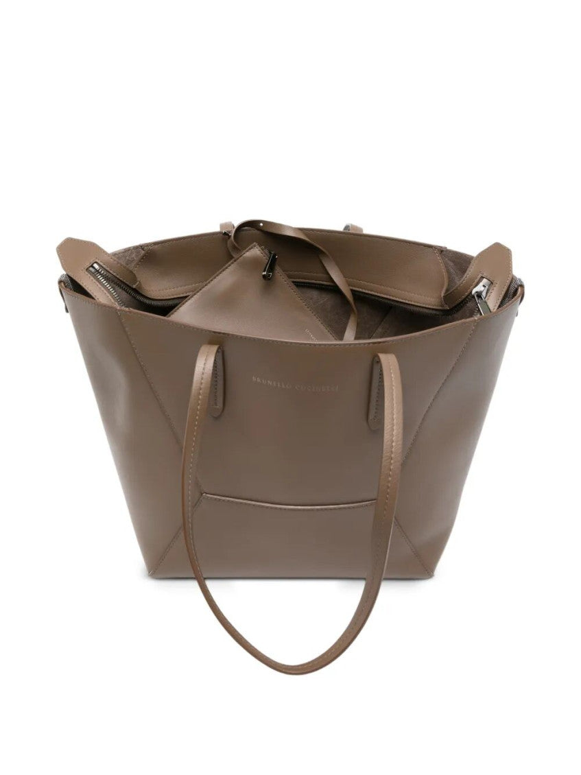 Brown Duo Large Tote 3