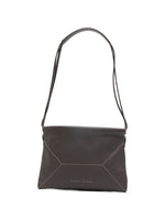 Brown Logo Medium Shoulder Bag 1