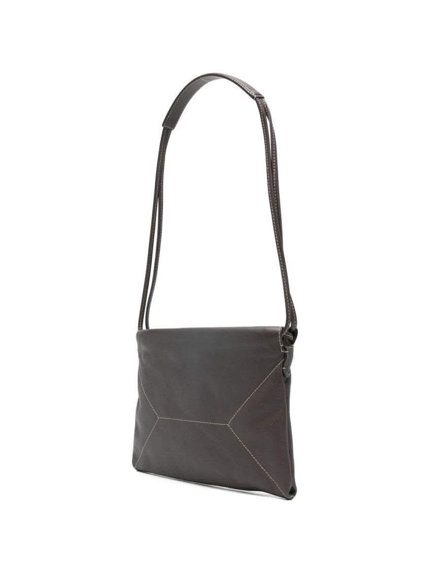 Brown Logo Medium Shoulder Bag 2