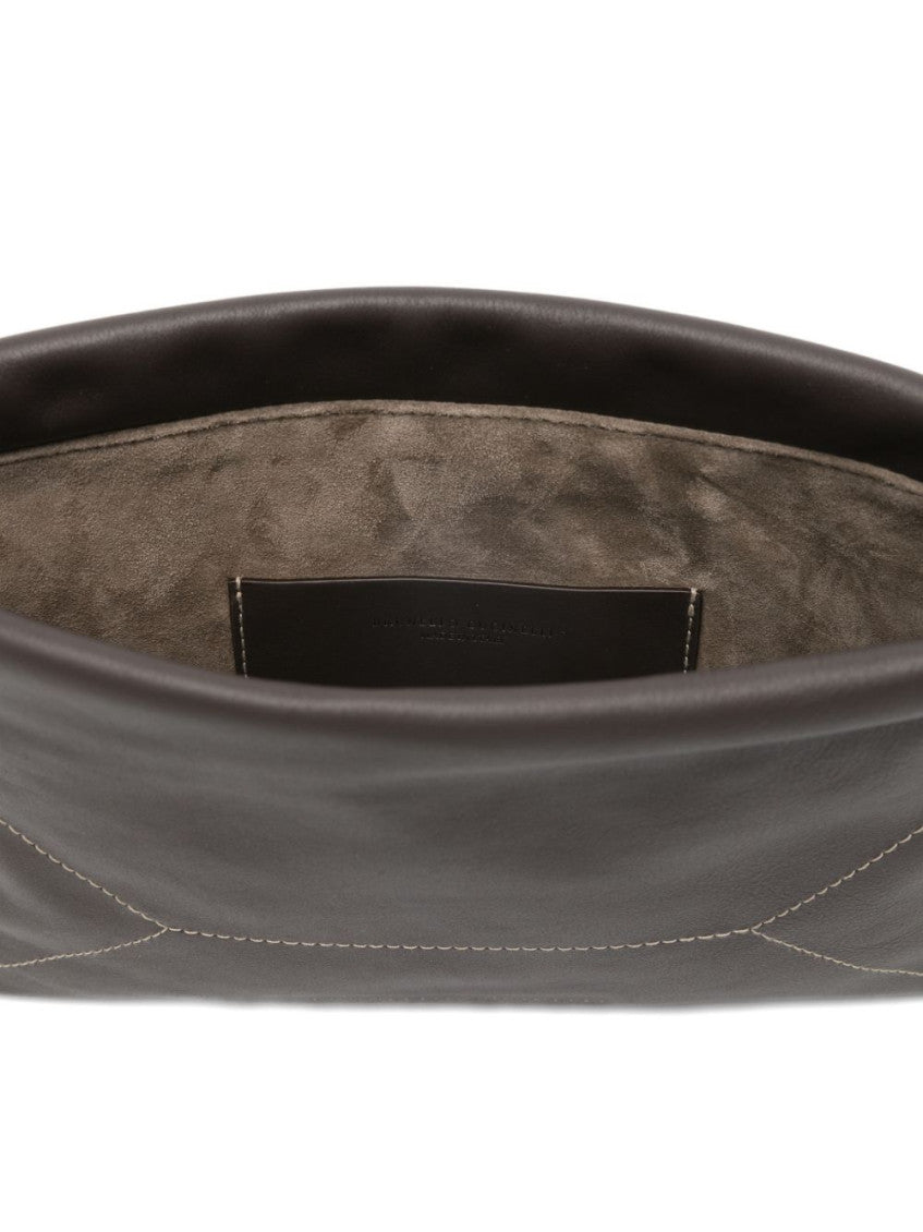 Brown Logo Medium Shoulder Bag 3