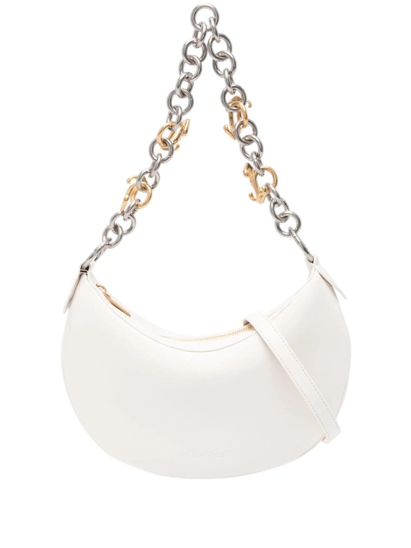 White Hemisphere Medium Shoulder Bag 1