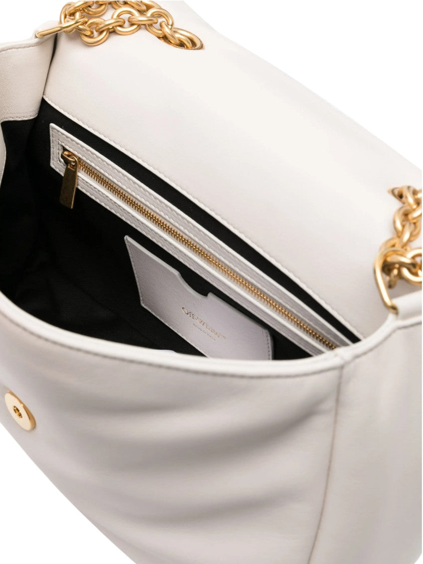 White Jetney Medium Shoulder Bag 3
