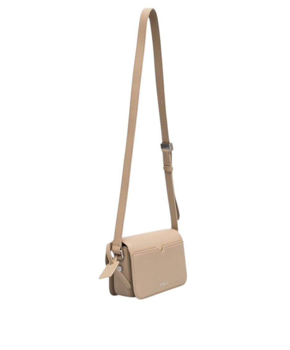 Beige Screw Mini Crossbody Bag 2