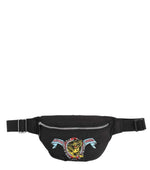 Black Jumping Tiger Large Crossbody Bag 1