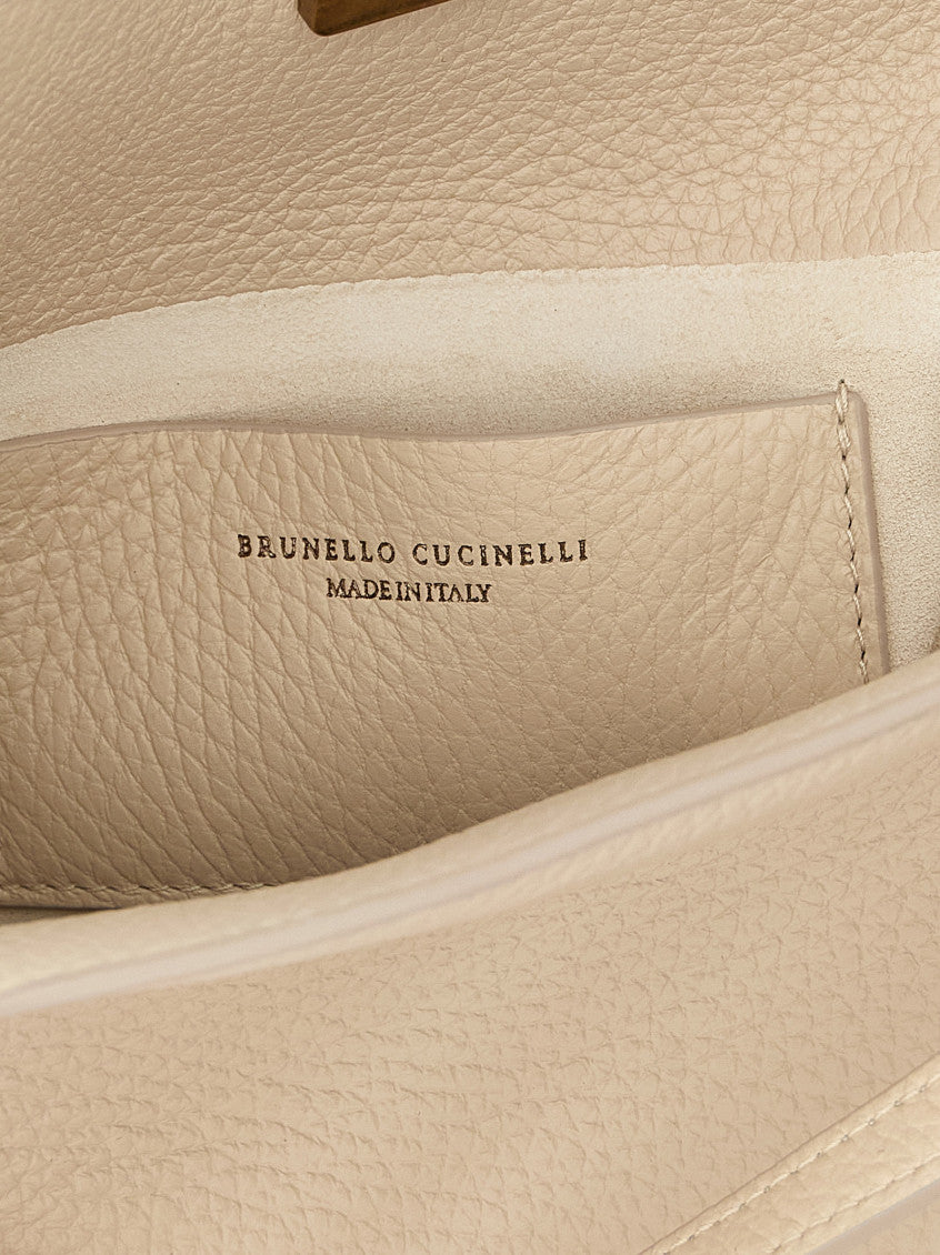 Beige Sartorial Small Satchel 4