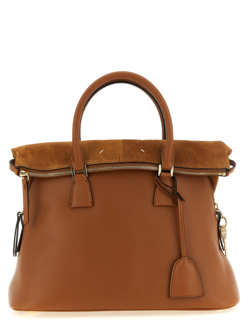 Brown 5AC Soft Medium Satchel 1