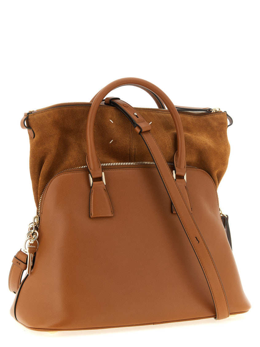 Brown 5AC Soft Medium Satchel 2