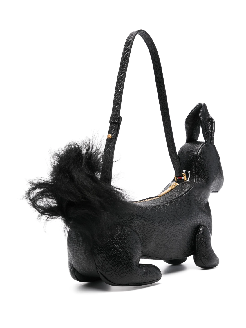 Black Leather Shoulder Bag 3