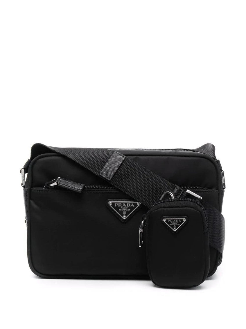 Black Re-nylon Crossbody Bag 1