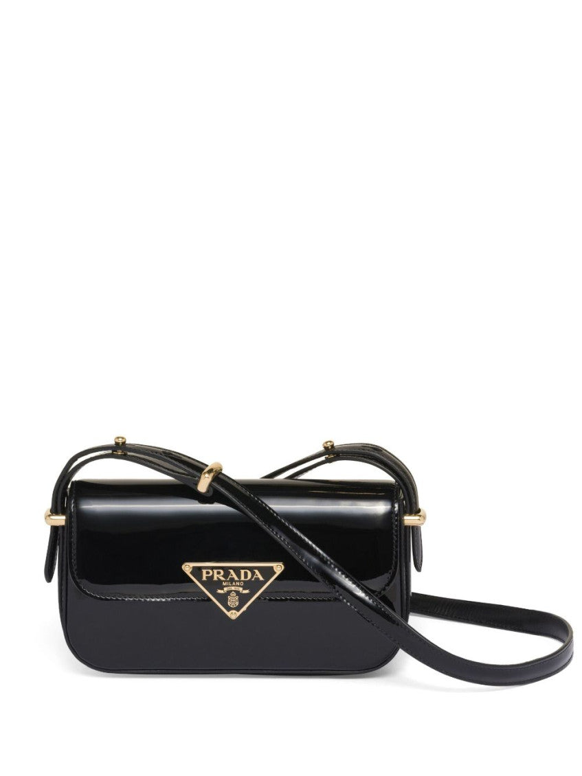 Black Logo-plaque Shoulder Bag 1