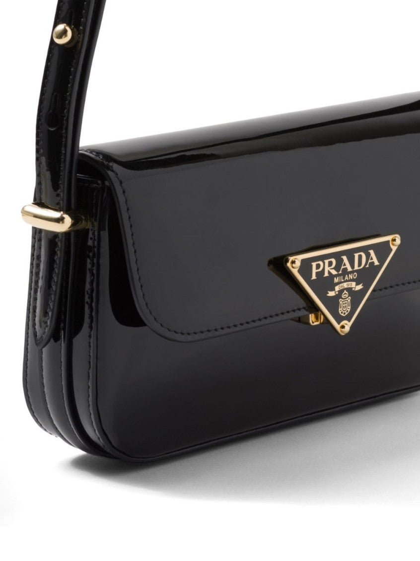 Black Logo-plaque Shoulder Bag 4