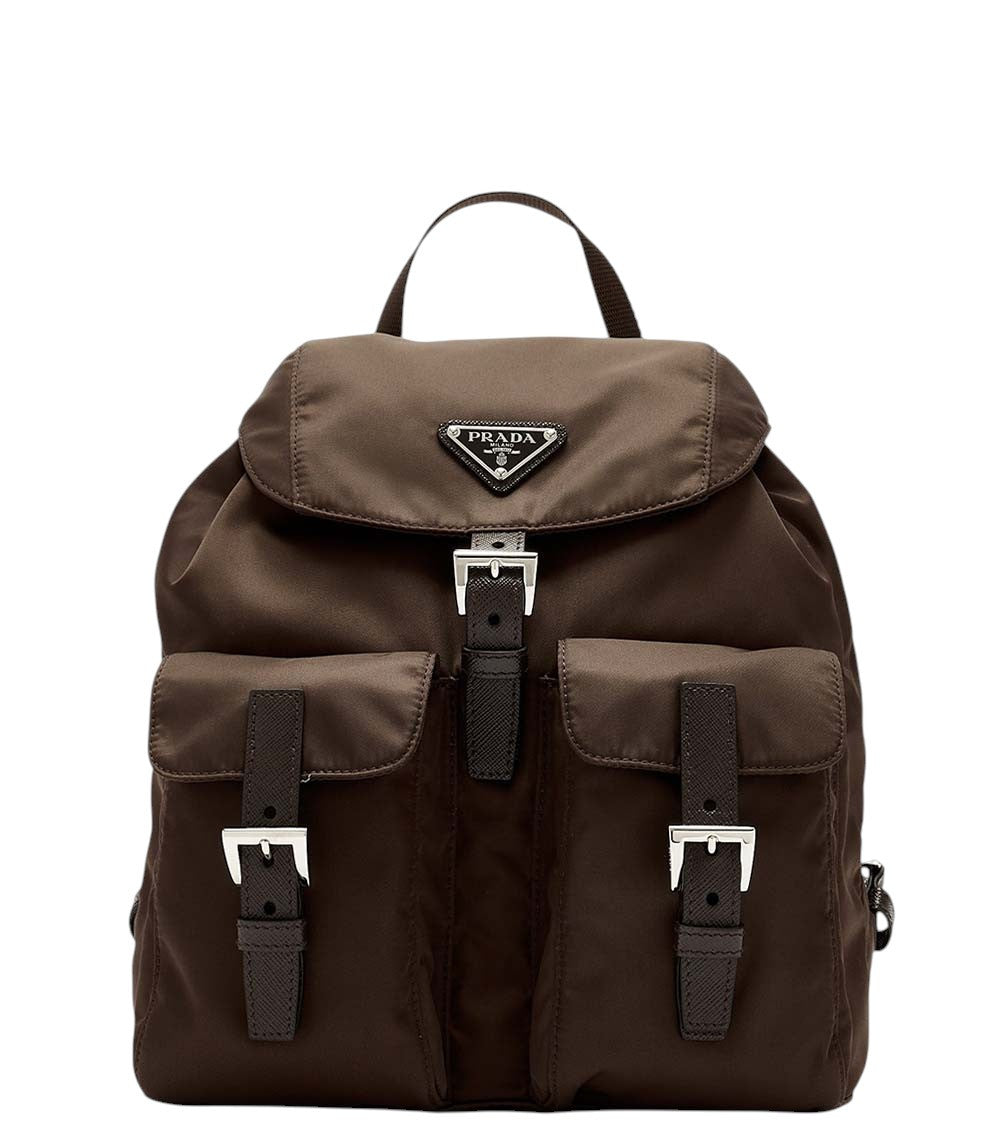 Brown Logo Small Backpack 1