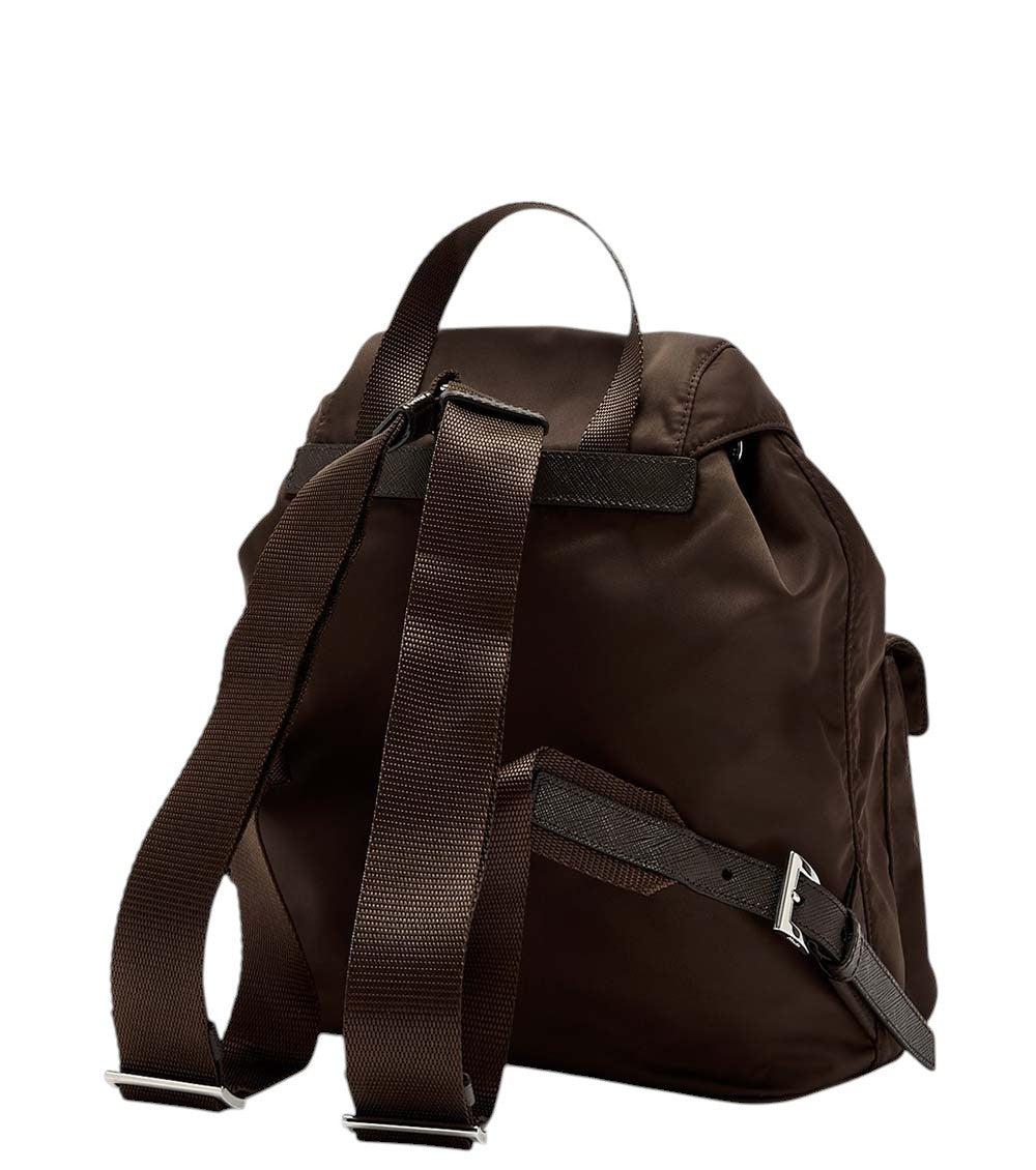 Brown Logo Small Backpack 2