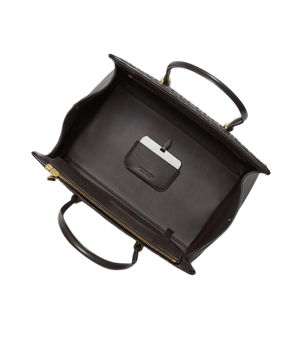 Dark Brown Barbara Small Tote 2