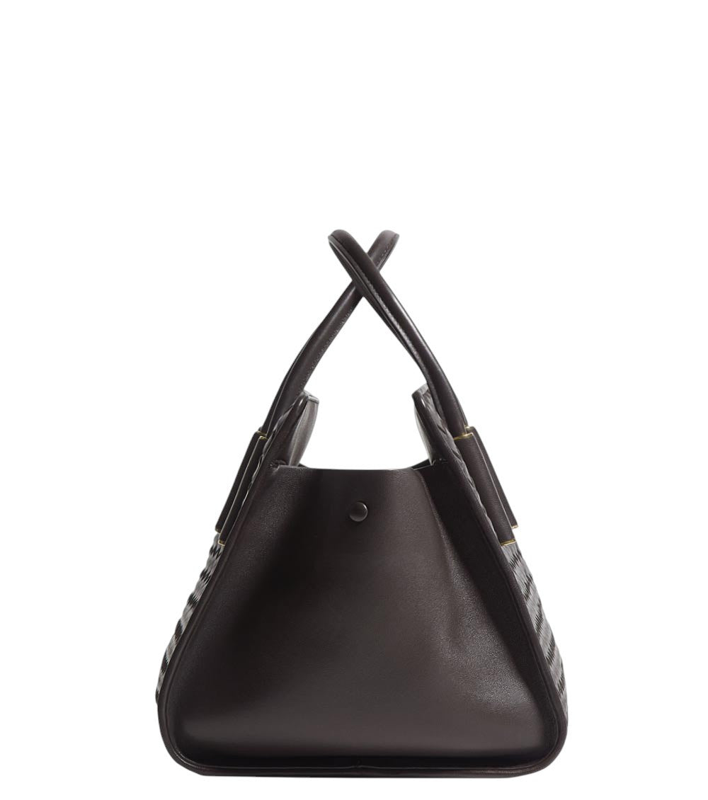 Dark Brown Barbara Small Tote 4