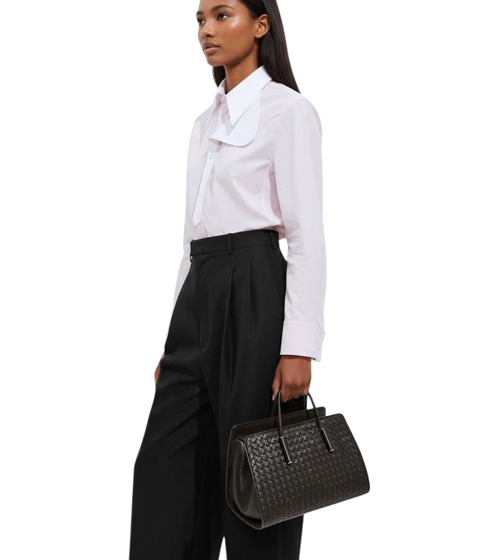 Dark Brown Barbara Small Tote 5