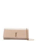 Dark Beige Kate Clutch 1