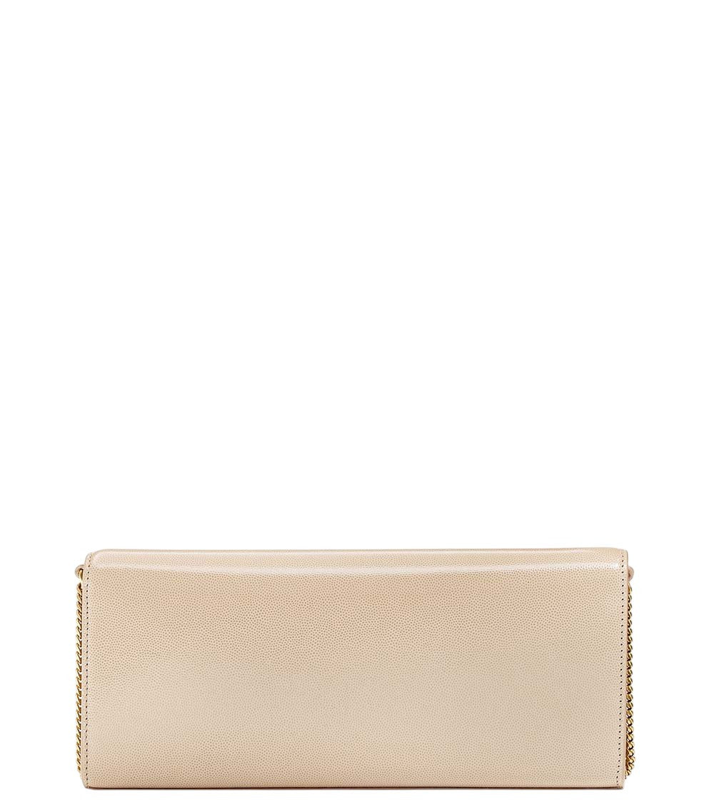 Dark Beige Kate Clutch 3