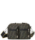 Brown FF Zucca Small Crossbody Bag 1