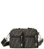 Brown FF Zucca Small Crossbody Bag 1