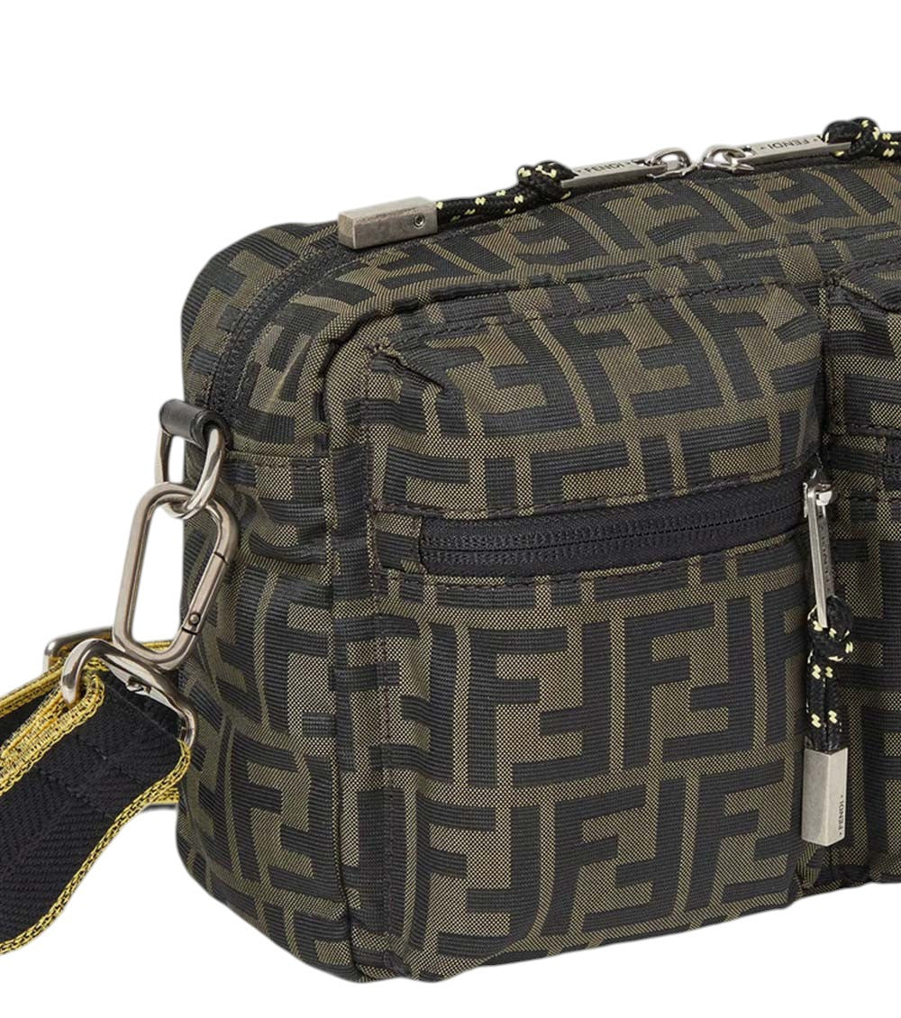 Brown FF Zucca Small Crossbody Bag 2