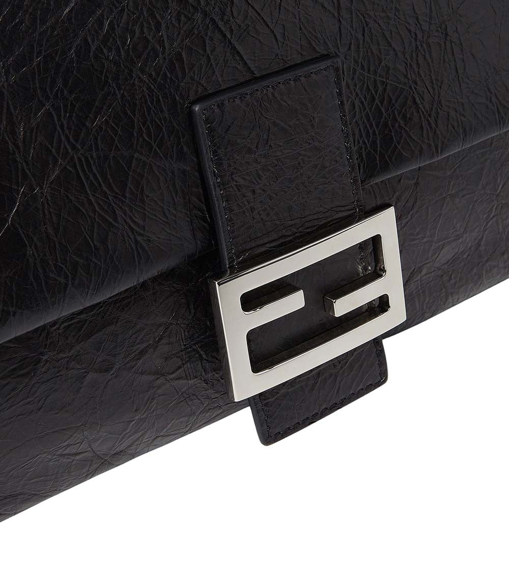 Black Flap 26325  Large Shoulder Bag 5