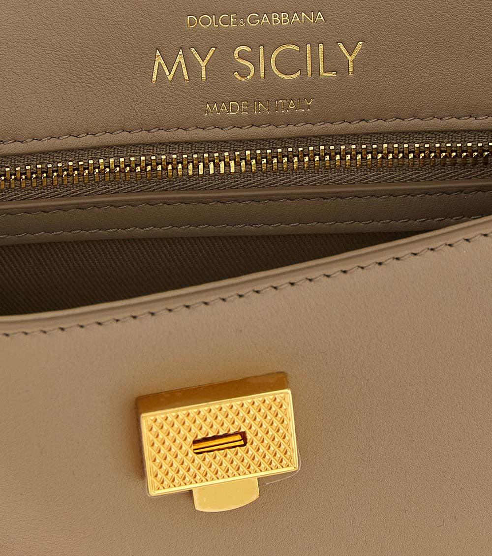 Brown My Sicily Mini Satchel 4