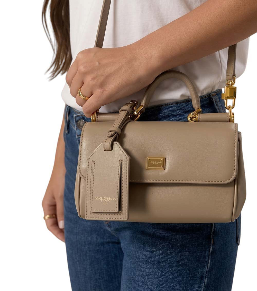 Brown My Sicily Mini Satchel 5
