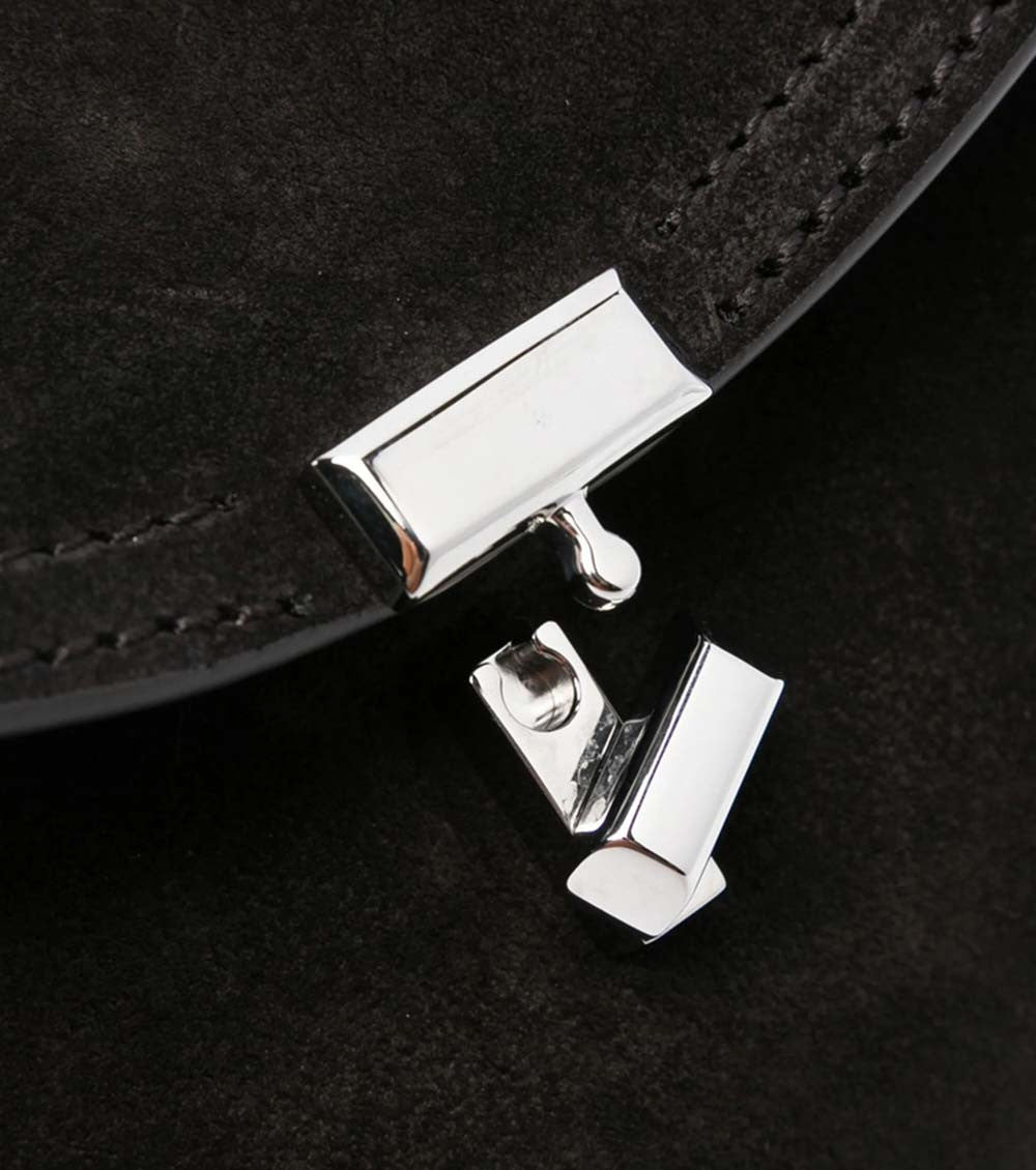 Espresso Brown T-lock Clutch 4