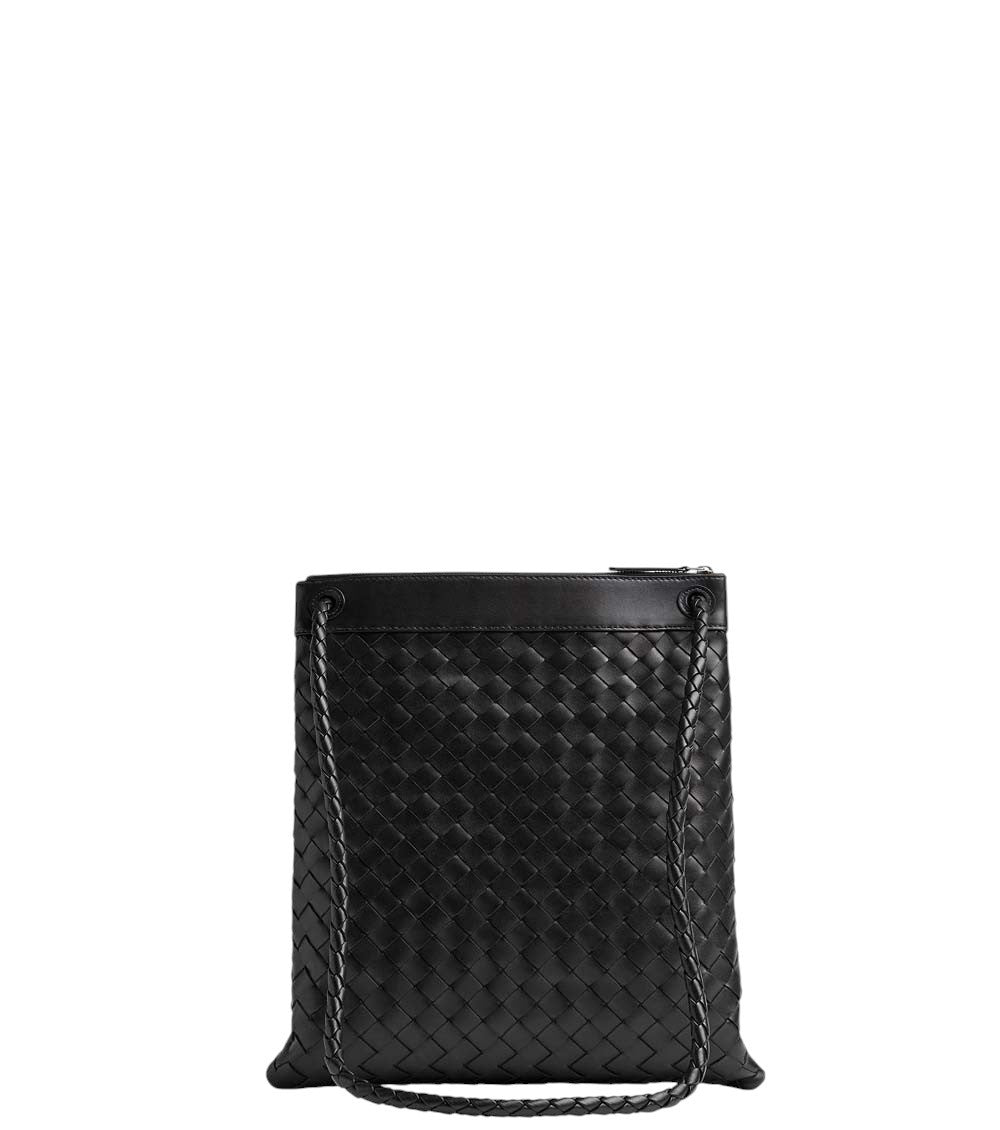 Black Flat Andiamo Small Messenger Bag 2