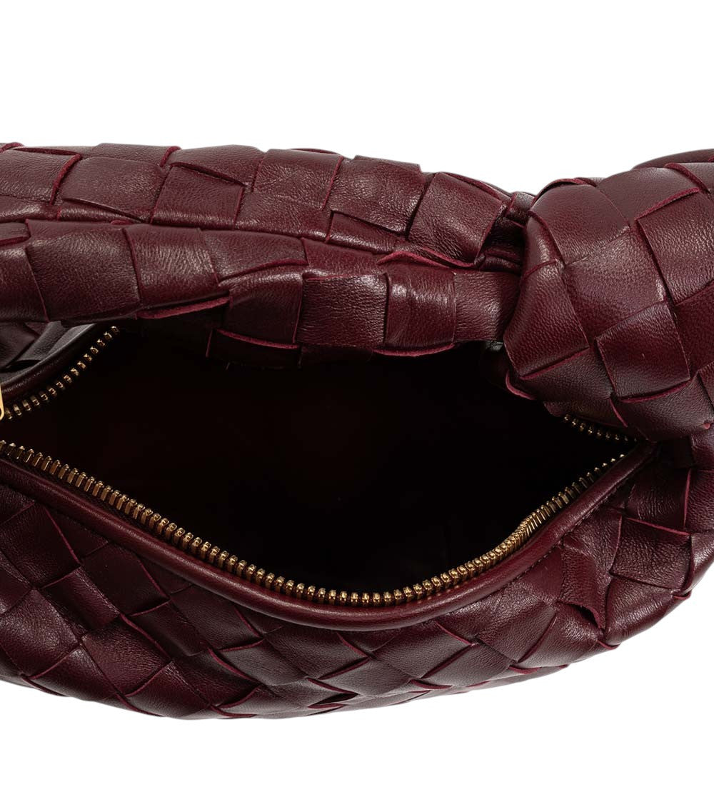 Dark Red Jodie Mini Shoulder Bag 3