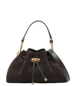 Dark Brown Cinch Small Shoulder Bag 1