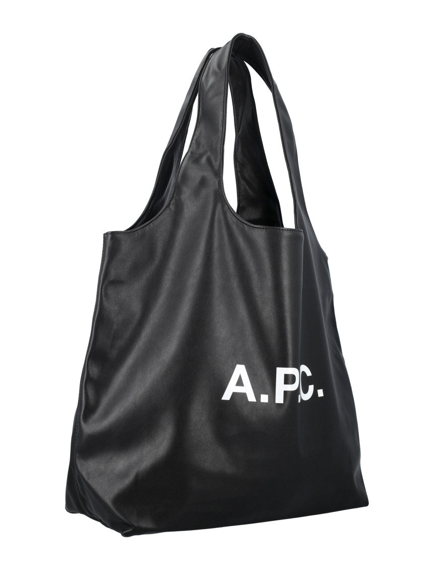Black Ninon Logo-print Tote Bag 10