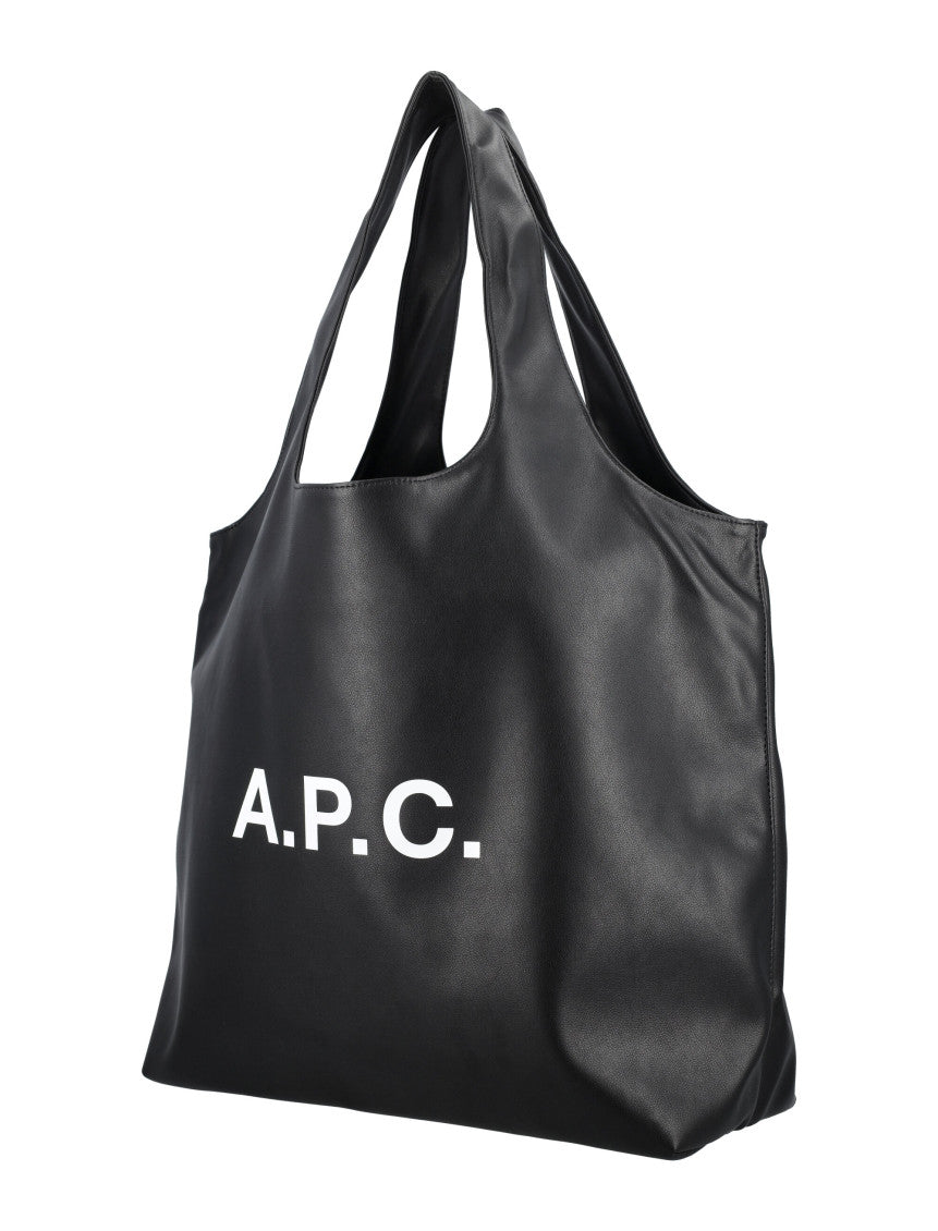 Black Ninon Logo-print Tote Bag 7