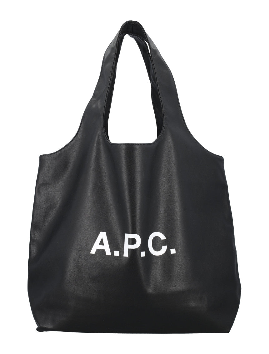 Black Ninon Logo-print Tote Bag 9
