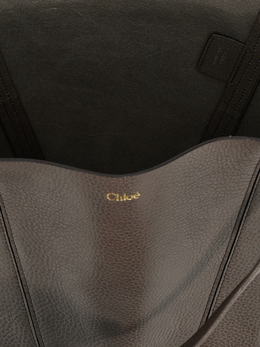 Grey 'Chloé Spin' Tote Bag 4