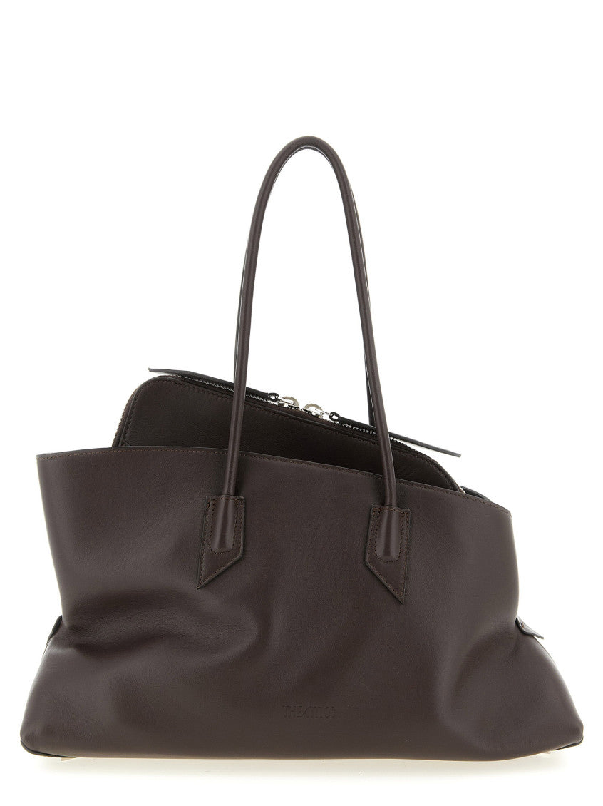 Brown La Passeggiata Medium Shoulder Bag 1