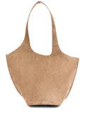 Beige La Scoop Top Zip Medium Tote 1