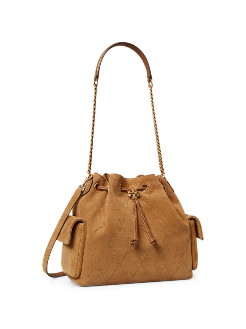 Brown Charlie Medium Bucket Bag 2