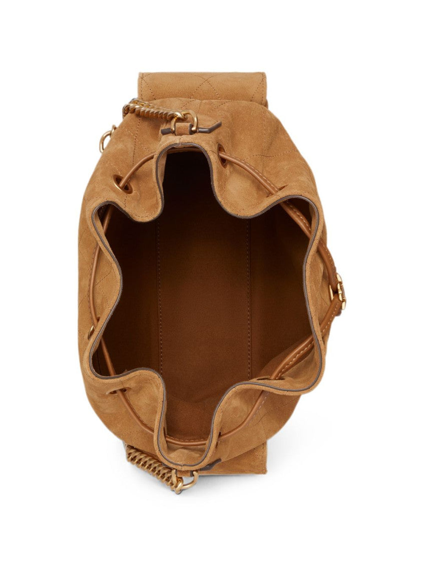Brown Charlie Medium Bucket Bag 3