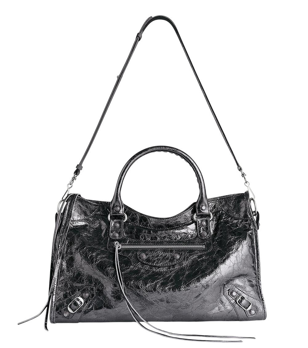Dark Grey Le City Medium Tote 3
