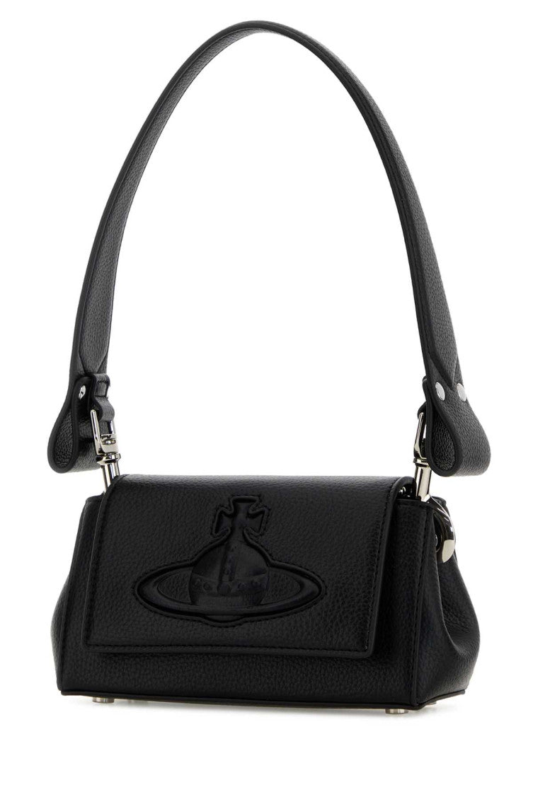 Black Hazel Small Shoulder Bag 2