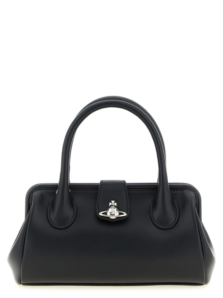 Black Pamela Mini Satchel 1