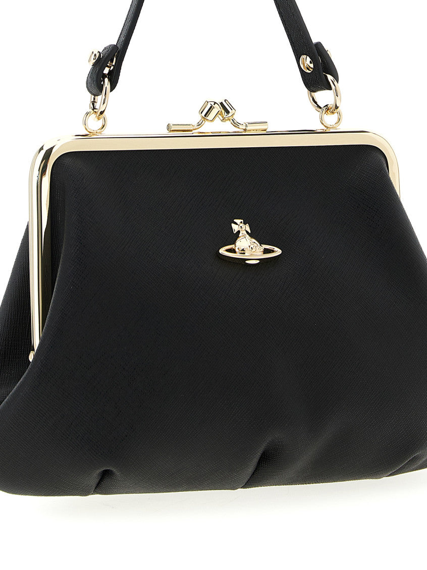 Black Granny Frame Clutch 3