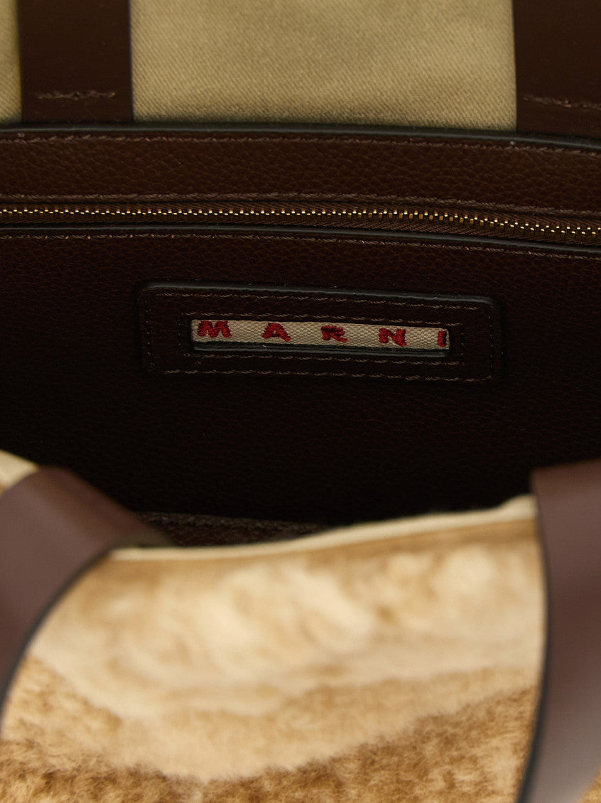 Beige Museo Small Tote 4