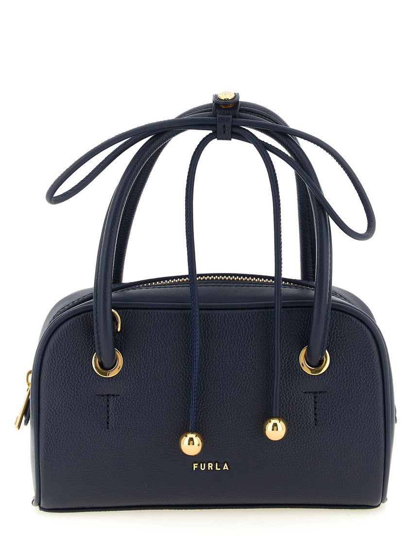 Navy Blue Poppy Mini Satchel 1