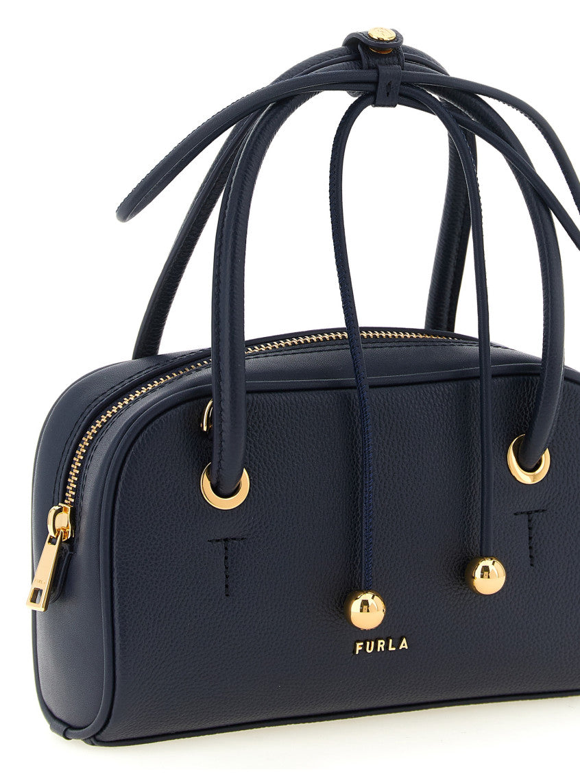 Navy Blue Poppy Mini Satchel 3