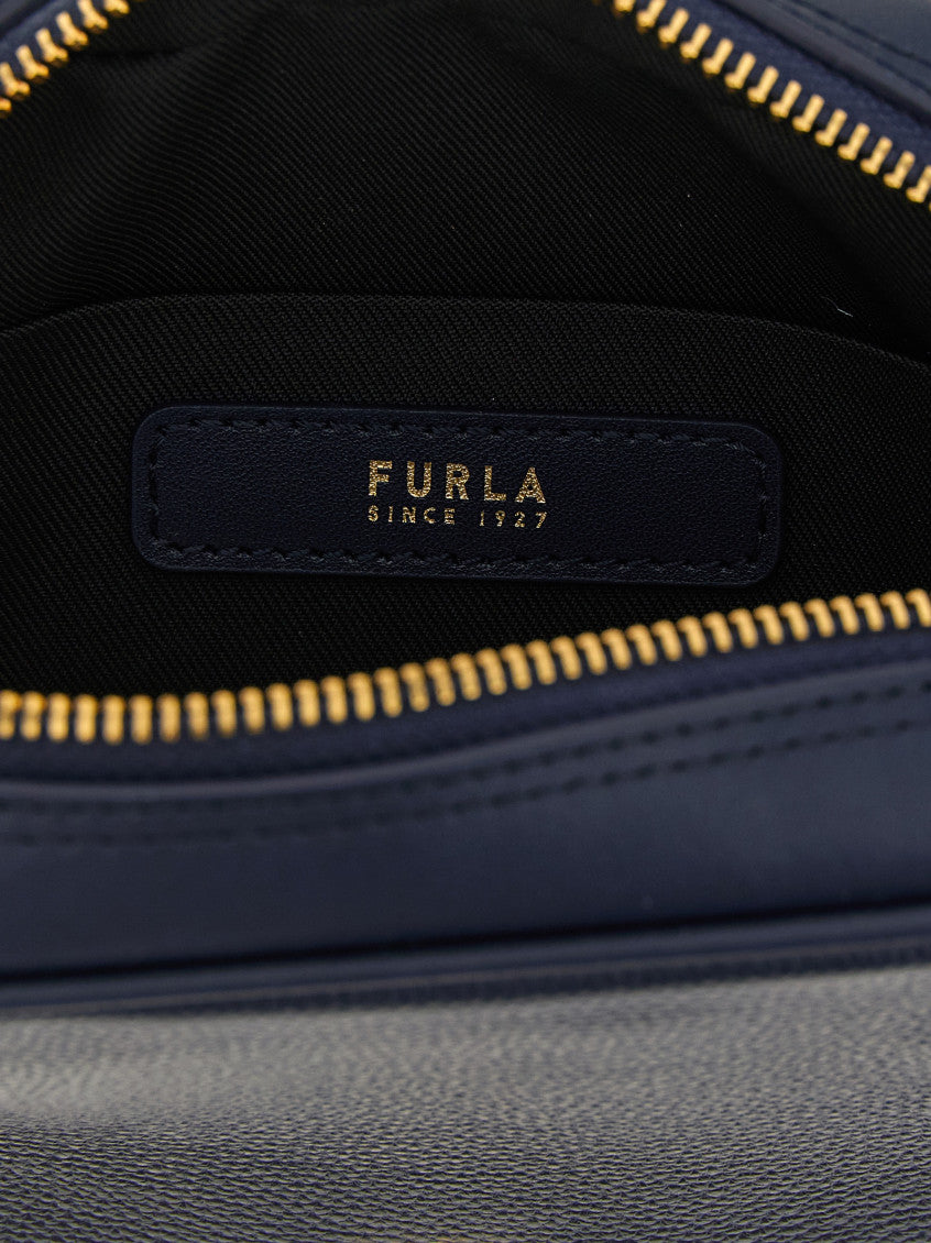Navy Blue Poppy Mini Satchel 4