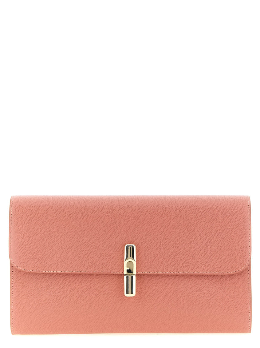 Pink Iride Clutch 1