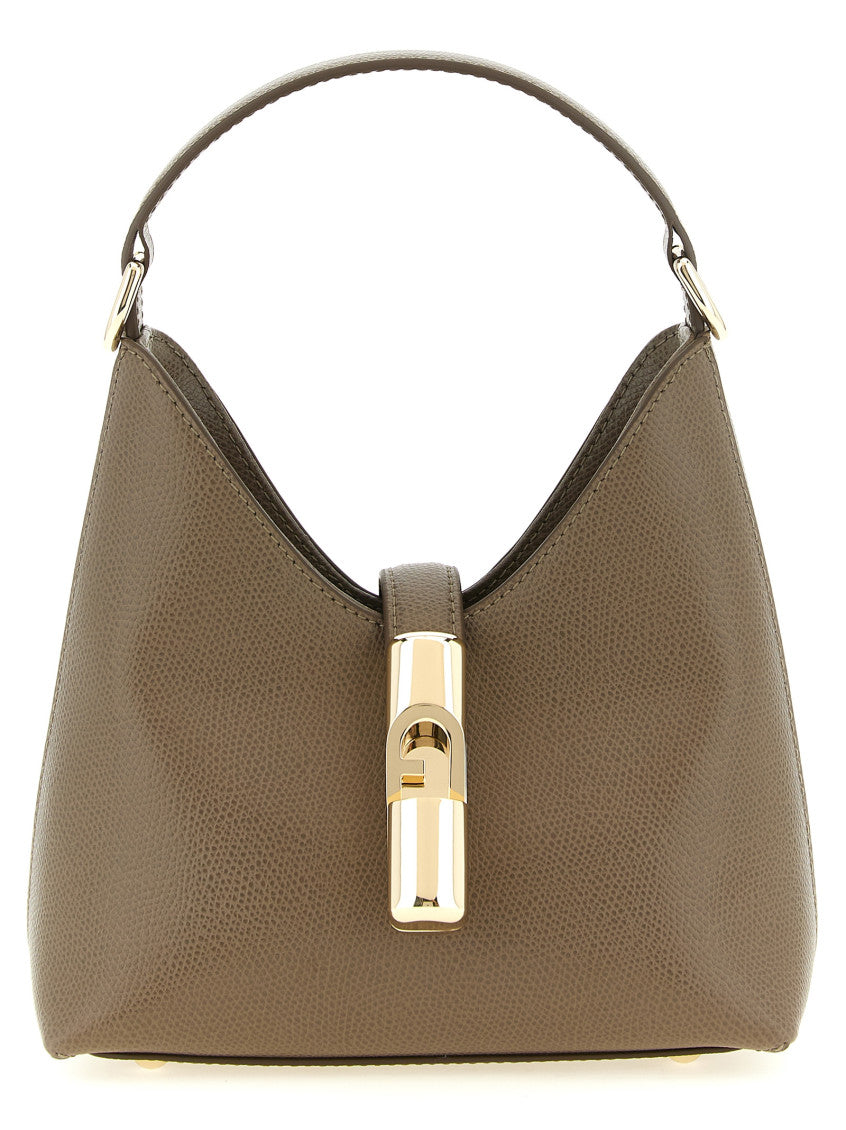 Taupe Iride Mini Shoulder Bag 1